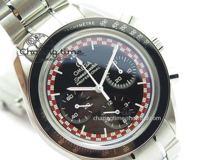 0311 Speedmaster SS 2013 Pro Racing On SS Bracelet Manual Winding Chrono Movement UrbanStyle 8230